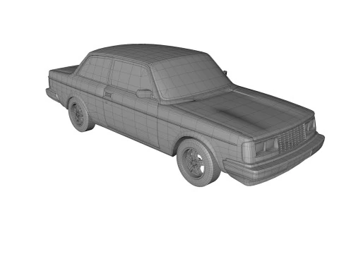 Abandoned Car 58 3D Model