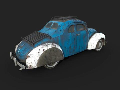 Abandoned Car 54 3D Model