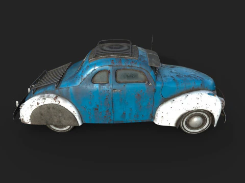 Abandoned Car 54 3D Model