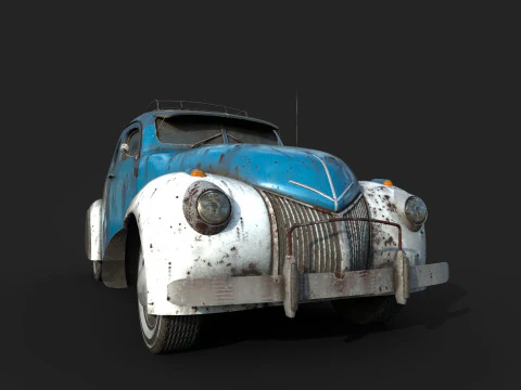 Abandoned Car 54 3D Model
