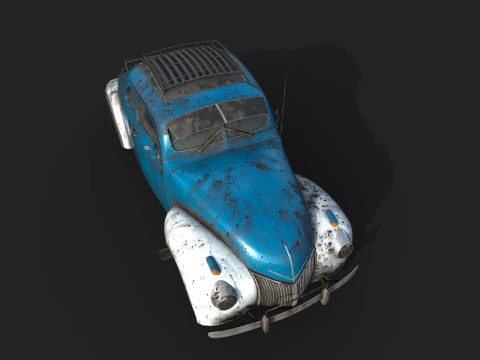 Abandoned Car 54 3D Model