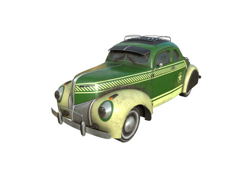 Abandoned Car 53 3D Model
