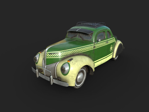 废弃汽车 53 3D 模型