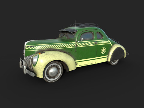 废弃汽车 53 3D 模型