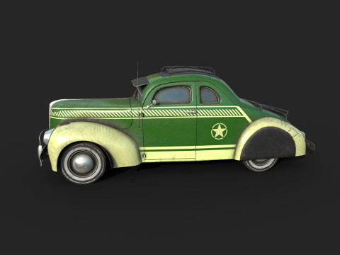 废弃汽车 53 3D 模型