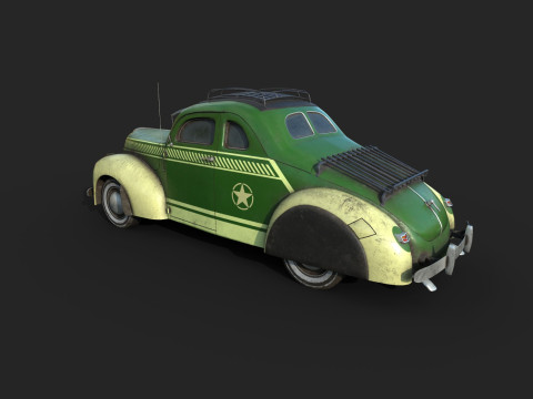 废弃汽车 53 3D 模型