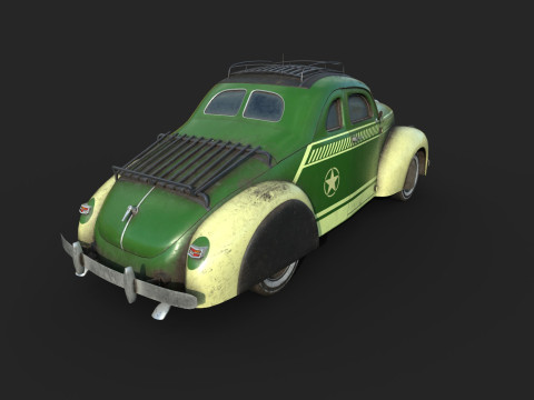 废弃汽车 53 3D 模型