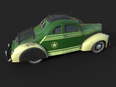 废弃汽车 53 3D 模型