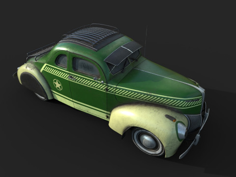 废弃汽车 53 3D 模型