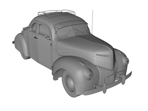 废弃汽车 53 3D 模型