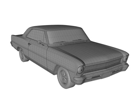 Abandoned Car 51 3D Model