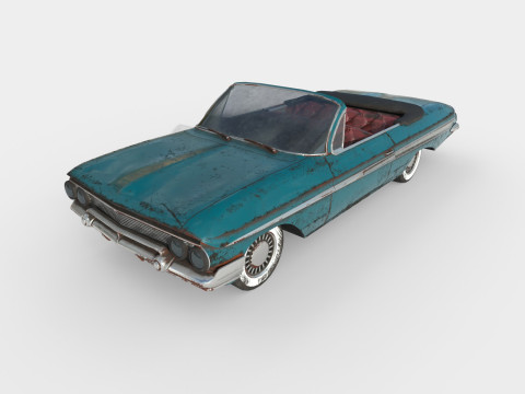 Abandoned Car 49 3D Model
