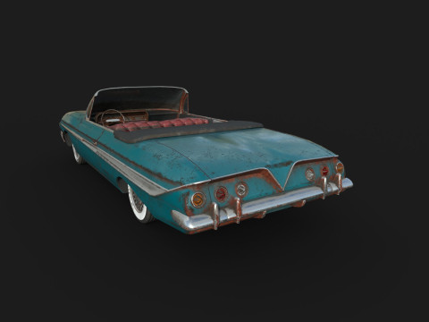 Abandoned Car 49 3D Model