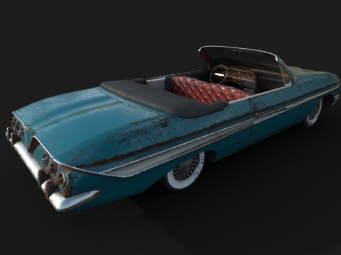 Abandoned Car 49 3D Model