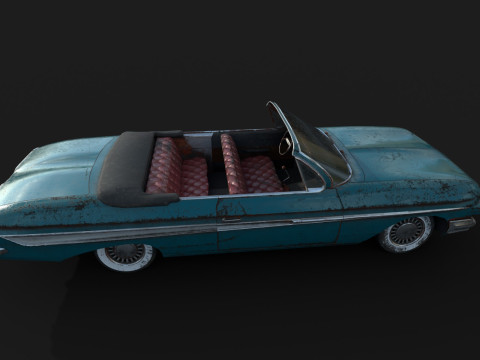 Abandoned Car 49 3D Model