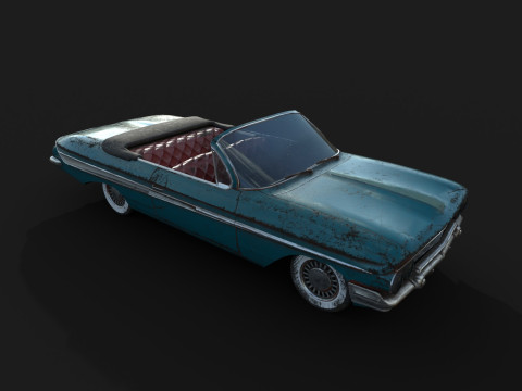Abandoned Car 49 3D Model