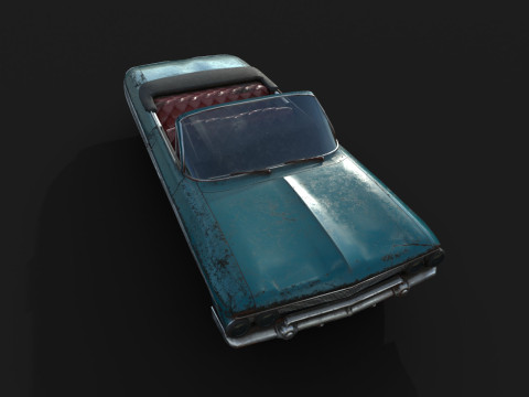 Abandoned Car 49 3D Model