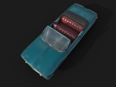 Abandoned Car 49 3D Model