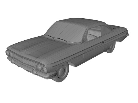 Porzucony samoch&oacute;d 48 Model 3D