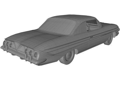 Porzucony samoch&oacute;d 48 Model 3D