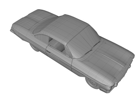 Porzucony samoch&oacute;d 48 Model 3D