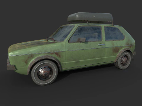 Abandoned Car 46 3D Model