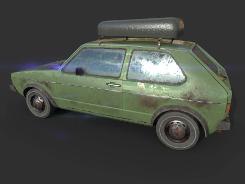 Abandoned Car 46 3D Model
