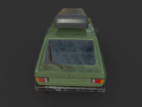 Abandoned Car 46 3D Model