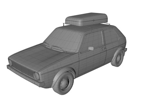 Abandoned Car 46 3D Model