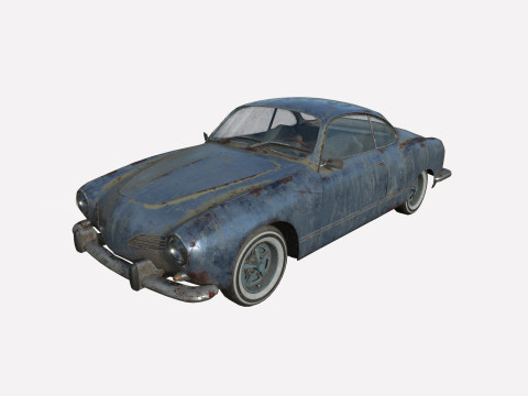 Abandoned Car 44 3D Model