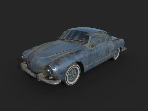 Abandoned Car 44 3D Model