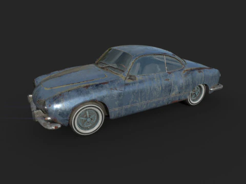 Abandoned Car 44 3D Model