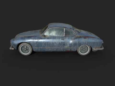 Abandoned Car 44 3D Model