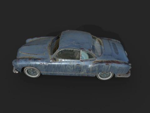 Abandoned Car 44 3D Model