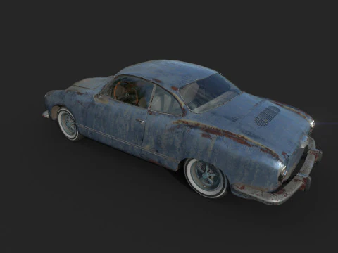 Abandoned Car 44 3D Model