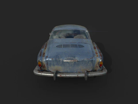 Abandoned Car 44 3D Model