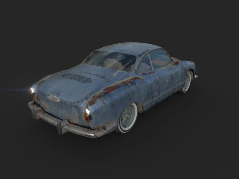 Abandoned Car 44 3D Model