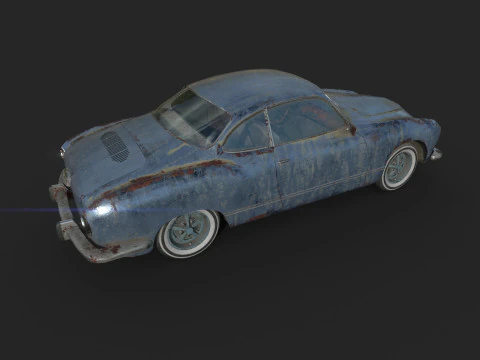 Abandoned Car 44 3D Model