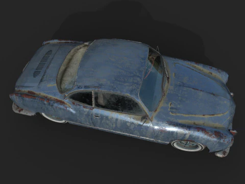 Abandoned Car 44 3D Model
