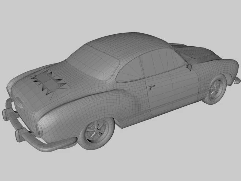 Abandoned Car 44 3D Model