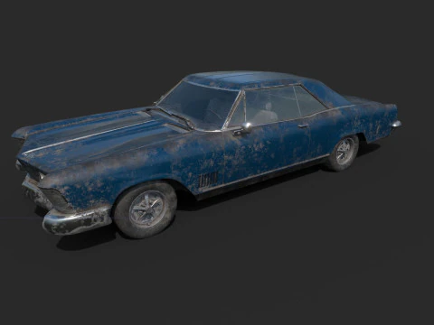 Abandoned Car 43 3D Model