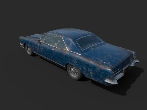 Abandoned Car 43 3D Model