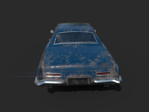 Abandoned Car 43 3D Model