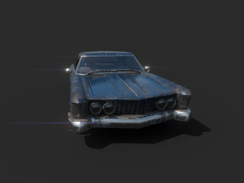 Abandoned Car 43 3D Model