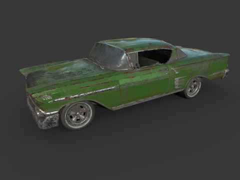 Mobil Terbengkalai 41 Model 3D