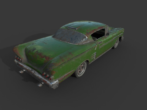 Mobil Terbengkalai 41 Model 3D