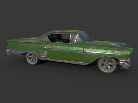 Mobil Terbengkalai 41 Model 3D