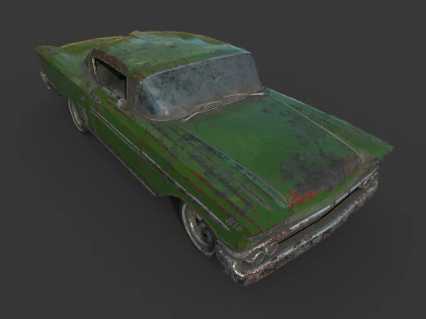 Abandoned Car 41 3D Model