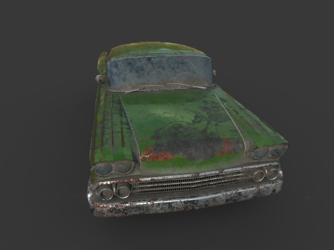 Mobil Terbengkalai 41 Model 3D