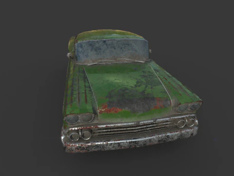 Abandoned Car 41 3D Model